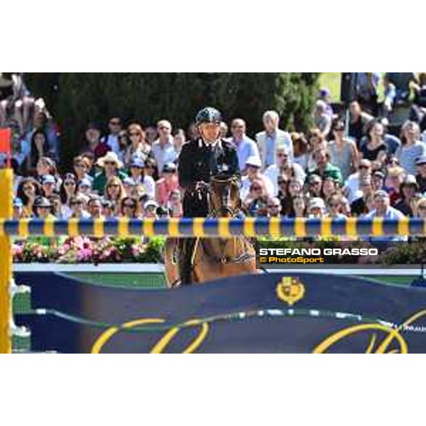 CSIO of Rome -FEI Nations Cup - Bruno Chimirri on Tower Mouche - Rome, Piazza di Siena - 26 May 2017 - ph.Mario Grassia