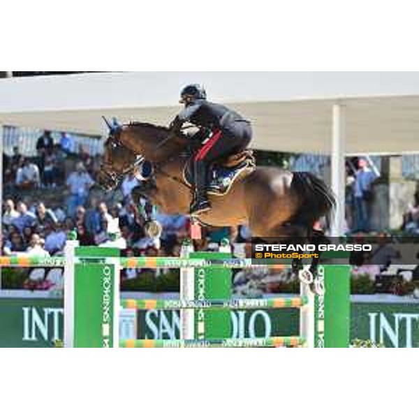 CSIO of Rome -FEI Nations Cup - Bruno Chimirri on Tower Mouche - Rome, Piazza di Siena - 26 May 2017 - ph.Mario Grassia