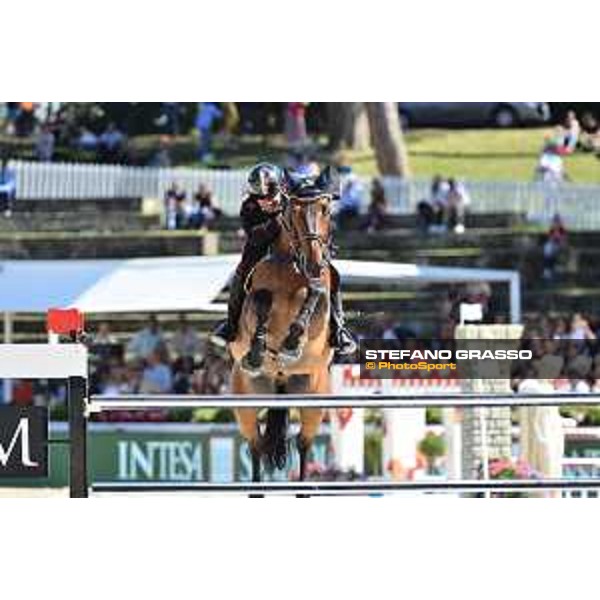 CSIO of Rome -FEI Nations Cup - Bruno Chimirri on Tower Mouche - Rome, Piazza di Siena - 26 May 2017 - ph.Mario Grassia