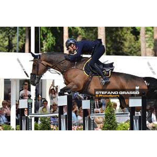 CSIO of Rome -FEI Nations Cup - Lorenzo de Luca on Ensor de Litrange XII - Rome, Piazza di Siena - 26 May 2017 - ph.Mario Grassia