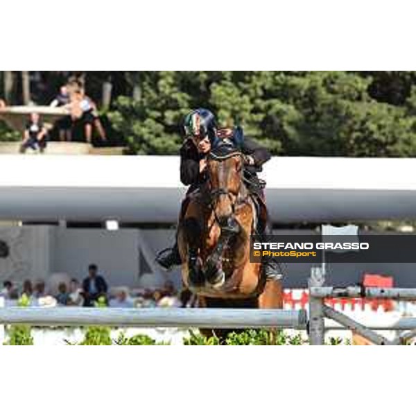 CSIO of Rome -FEI Nations Cup - Bruno Chimirri on Tower Mouche - Rome, Piazza di Siena - 26 May 2017 - ph.Mario Grassia