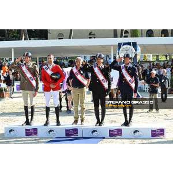 CSIO of Rome -FEI Nations Cup - Italia wins FEI Nations Cup - Alberto Zorzi, Piergiorgio Bucci, Lorenzo de Luca, Bruno Chimirri and Roberto Arioldi - Rome, Piazza di Siena - 26 May 2017 - ph.Mario Grassia