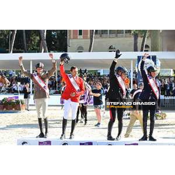CSIO of Rome -FEI Nations Cup - Italia wins FEI Nations Cup - Alberto Zorzi, Piergiorgio Bucci, Lorenzo de Luca and Bruno Chimirri - Rome, Piazza di Siena - 26 May 2017 - ph.Mario Grassia