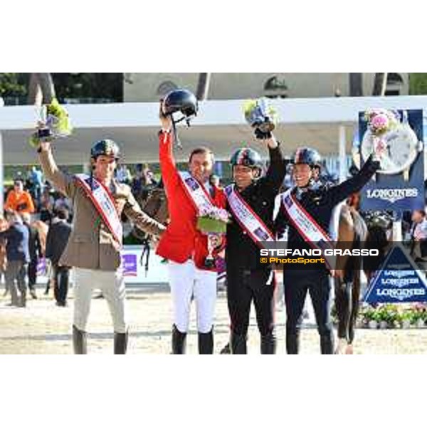 CSIO of Rome -FEI Nations Cup - Italia wins FEI Nations Cup - Alberto Zorzi, Piergiorgio Bucci, Lorenzo de Luca and Bruno Chimirri - Rome, Piazza di Siena - 26 May 2017 - ph.Mario Grassia
