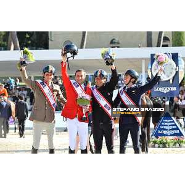 CSIO of Rome -FEI Nations Cup - Italia wins FEI Nations Cup - Alberto Zorzi, Piergiorgio Bucci, Lorenzo de Luca and Bruno Chimirri - Rome, Piazza di Siena - 26 May 2017 - ph.Mario Grassia