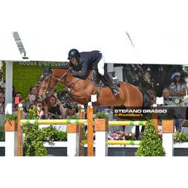 CSIO of Rome - Gran Premio Loro Piana - Eduardo Alvarez Aznar on Rokfeller de Pleville Bois Margot - Rome, Piazza di Siena - 28 May 2017 - ph.Mario Grassia