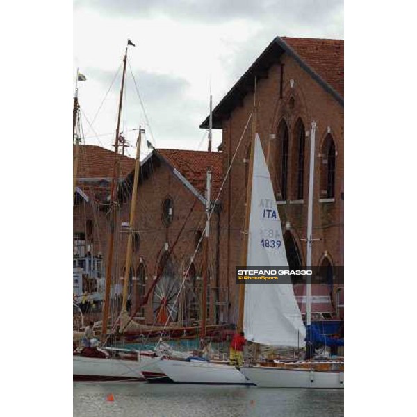 classic yachts at The Arsenale Navalis Trophy Venice 8th may 2004 ph. Stefano Grasso