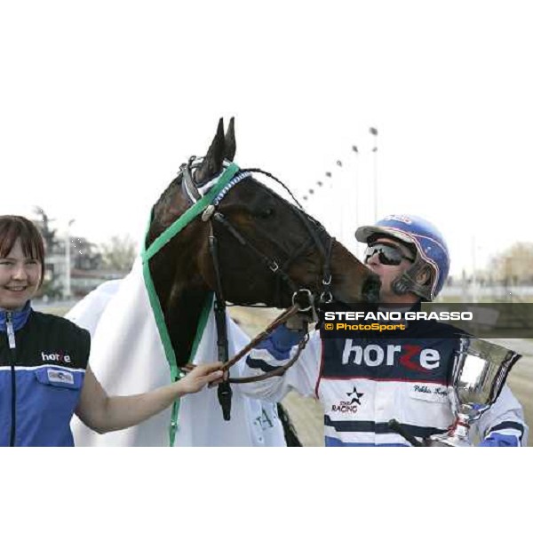 the giving prize of the Gran Premio Cittˆ di Torino won by Pekka Korpi with Express Merett Torino, 9th april 2007 ph. Stefano Grasso
