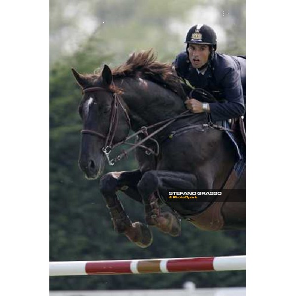Emilio Bicocchi on Jeckerson Kapitol d\' Argonne pictured at Campionato Italiano Assoluto 2007 Busto Arsizio, 22 april 2007 ph. Stefano Grasso