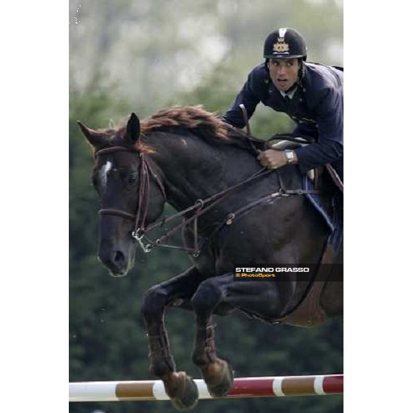 Emilio Bicocchi on Jeckerson Kapitol d\' Argonne pictured at Campionato Italiano Assoluto 2007 Busto Arsizio, 22 april 2007 ph. Stefano Grasso