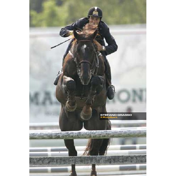 Emilio Bicocchi on Jeckerson Kapitol d\' Argonne pictured at Campionato Italiano Assoluto 2007 Busto Arsizio, 22 april 2007 ph. Stefano Grasso
