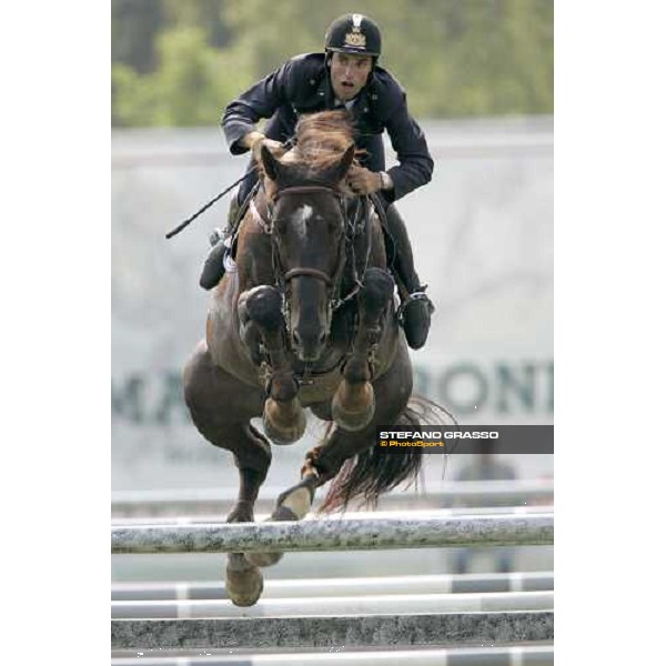 Emilio Bicocchi on Jeckerson Kapitol d\' Argonne pictured at Campionato Italiano Assoluto 2007 Busto Arsizio, 22 april 2007 ph. Stefano Grasso