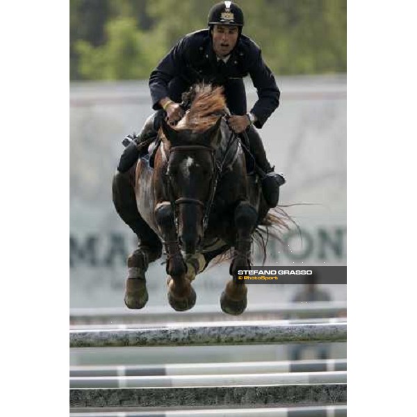 Emilio Bicocchi on Jeckerson Kapitol d\' Argonne pictured at Campionato Italiano Assoluto 2007 Busto Arsizio, 22 april 2007 ph. Stefano Grasso
