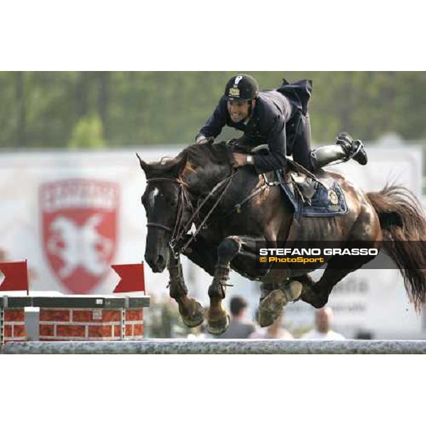 Emilio Bicocchi on Jeckerson Kapitol d\'Argonne pictured at Campionato Italiano Assoluto 2007 Busto Arsizio, 22 april 2007 ph. Stefano Grasso
