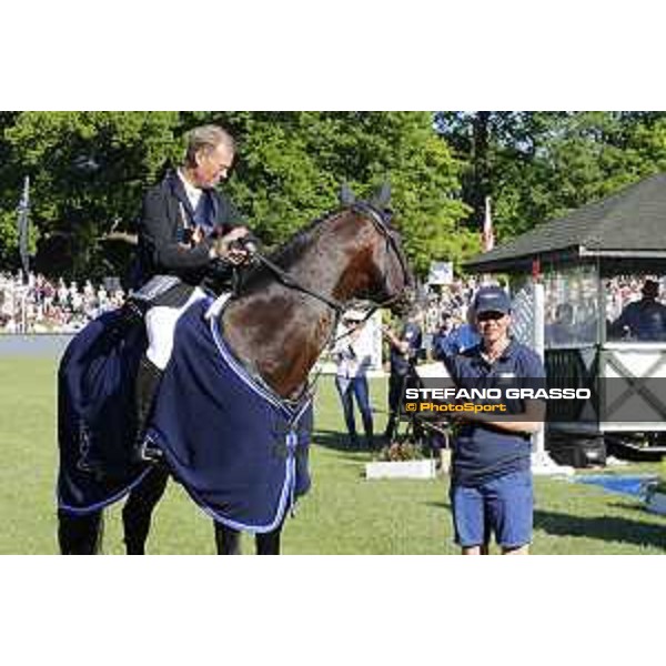 LGCT of Hamburg - Grand Prix - Rolf Goran Bengtsson retires Casall ASK from the competition - Hamburg, Derby Park - 27 May 2017 - ph.Stefano Grasso/LGCT