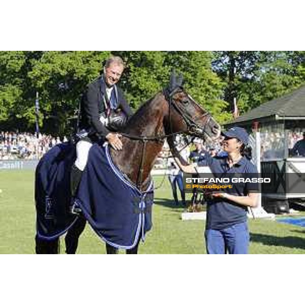 LGCT of Hamburg - Grand Prix - Rolf Goran Bengtsson retires Casall ASK from the competition - Hamburg, Derby Park - 27 May 2017 - ph.Stefano Grasso/LGCT