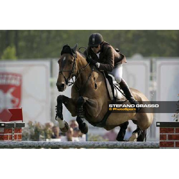 Natale Chiaudani on Newport Clover da Zara pictured at Campionato Italiano Assoluto 2007 Busto Arsizio, 22 april 2007 ph. Stefano Grasso