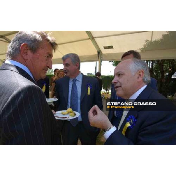 Loreto Luciani and dott. Franco Panzironi Premio Presidente della Repubblica Rome Capannelle 16th may 2004 ph.Stefano Grasso