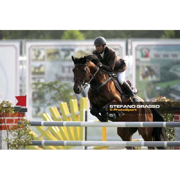 Juan Carlos Garcia on Toronto Van de Padenborre pictured at Campionato Italiano Assoluto 2007 Busto Arsizio, 22 april 2007 ph. Stefano Grasso