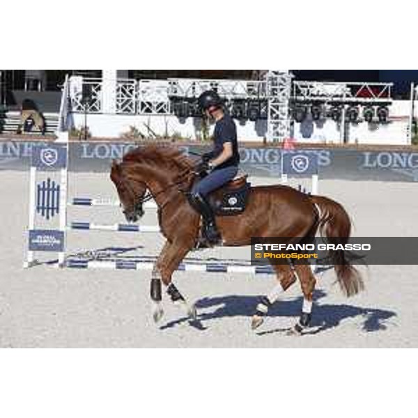 LGCT of Cannes Harry Smolders and Emerald N.O.P. warming up Cannes,7th june 2017 ph.Stefano Grasso/LGCT