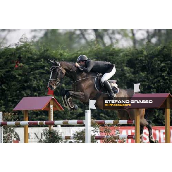 Davide Kainich on Merveille de Muze pictured at Campionato Italiano Assoluto 2007 Busto Arsizio, 22 april 2007 ph. Stefano Grasso