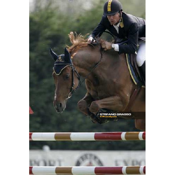 Filippo Moyersoen on Zenzero di Santa Marta pictured at Campionato Italiano Assoluto 2007 Busto Arsizio, 22 april 2007 ph. Stefano Grasso