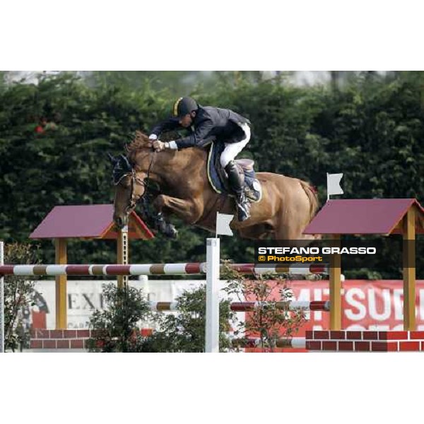 Filippo Moyersoen on Zenzero di Santa Marta pictured at Campionato Italiano Assoluto 2007 Busto Arsizio, 22 april 2007 ph. Stefano Grasso
