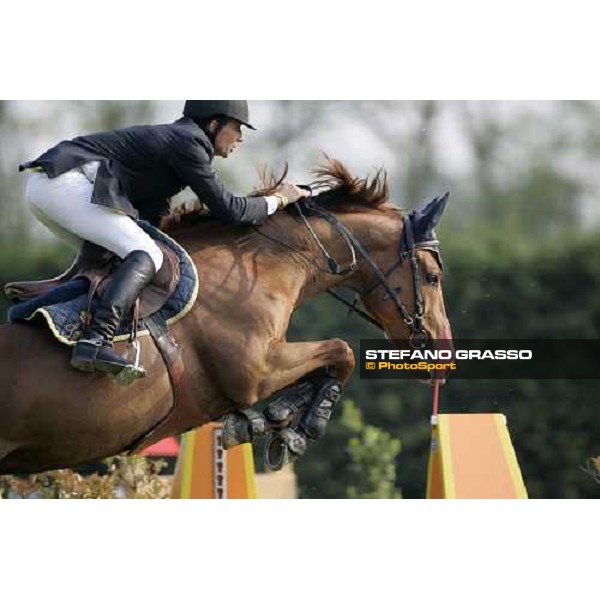 Filippo Moyersoen on Zenzero di Santa Marta pictured at Campionato Italiano Assoluto 2007 Busto Arsizio, 22 april 2007 ph. Stefano Grasso