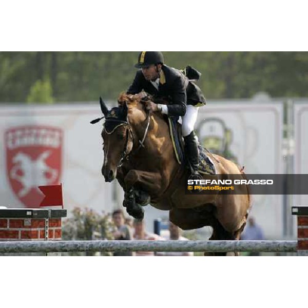 Filippo Moyersoen on Zenzero di Santa Marta pictured at Campionato Italiano Assoluto 2007 Busto Arsizio, 22 april 2007 ph. Stefano Grasso