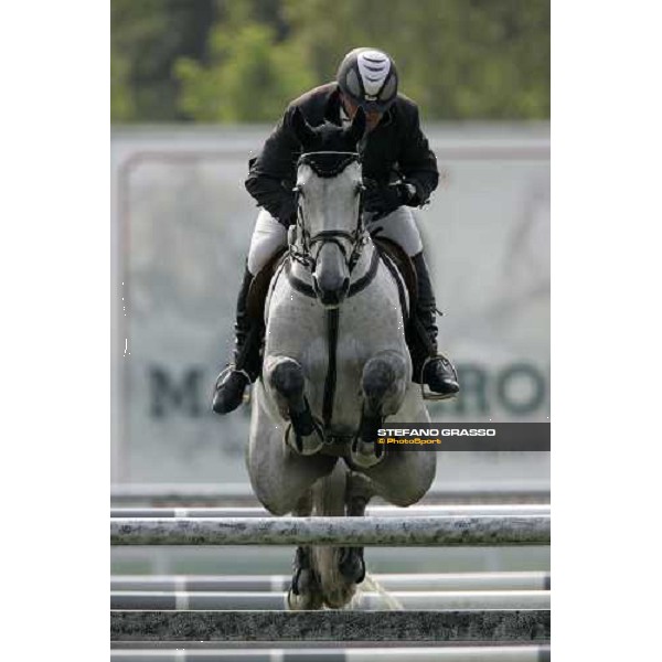 Marco Porro on Rebecca X at Campionato Italiano Assoluto 2007 Busto Arsizio, 22 april 2007 ph. Stefano Grasso