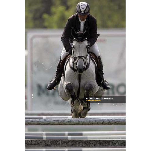 Marco Porro on Rebecca X at Campionato Italiano Assoluto 2007 Busto Arsizio, 22 april 2007 ph. Stefano Grasso