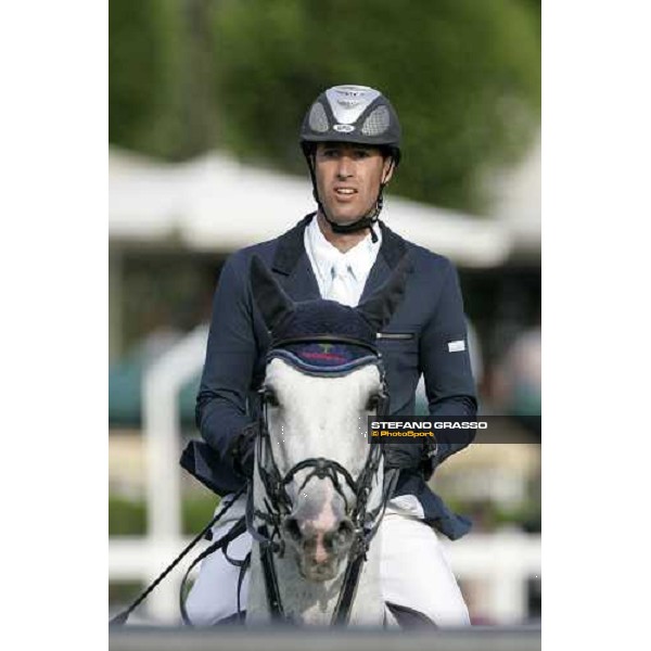 giving prize of Campionato Italiano Assoluto Salto Ostacoli. Jerry Smit on Nadir di San Patrignano, italian champion 2007 Busto Arsizio, 24th april 2007 ph. Stefano Grasso