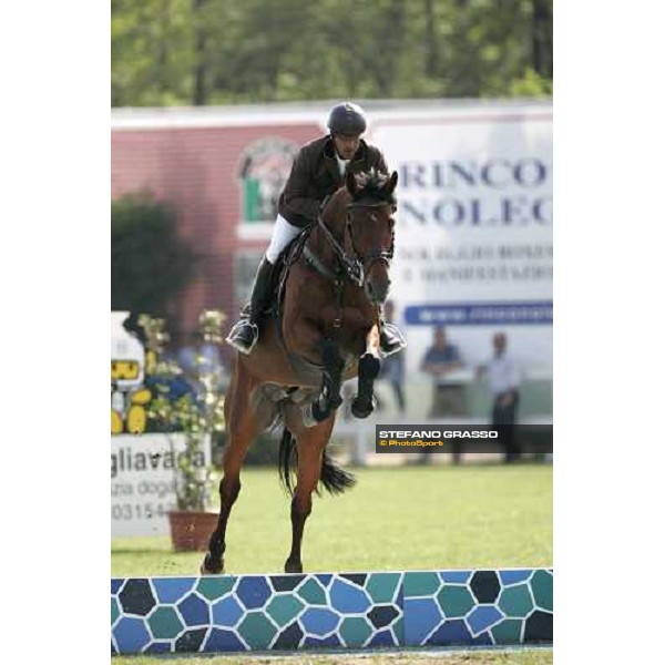 Campionato Italiano Assoluto Salto Ostacoli Juan Carlos Garcia on Toronto Van de Padenborre Busto Arsizio, 24th april 2007 ph. Stefano Grasso