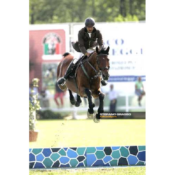 Campionato Italiano Assoluto Salto Ostacoli Juan Carlos Garcia on Toronto Van de Padenborre Busto Arsizio, 24th april 2007 ph. Stefano Grasso