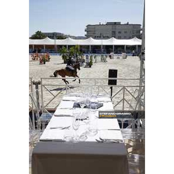 LGCT of Cannes - A view of the VIP lounge and the food service - Cannes, Stade des Hesperyde - 10 June 2017 - ph.Mario Grassia/LGCT