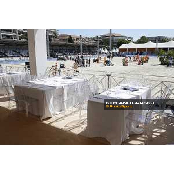 LGCT of Cannes - A view of the VIP lounge and the food service - Cannes, Stade des Hesperyde - 10 June 2017 - ph.Mario Grassia/LGCT