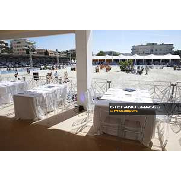 LGCT of Cannes - A view of the VIP lounge and the food service - Cannes, Stade des Hesperyde - 10 June 2017 - ph.Mario Grassia/LGCT