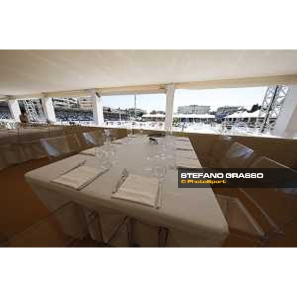 LGCT of Cannes - A view of the VIP lounge and the food service - Cannes, Stade des Hesperyde - 10 June 2017 - ph.Mario Grassia/LGCT