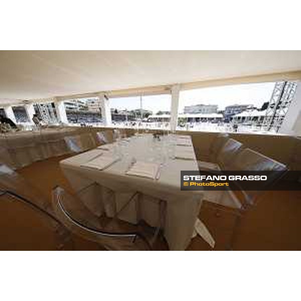 LGCT of Cannes - A view of the VIP lounge and the food service - Cannes, Stade des Hesperyde - 10 June 2017 - ph.Mario Grassia/LGCT