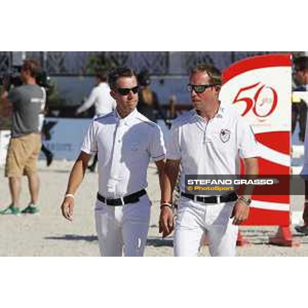 LGCT of Cannes - Course walking - Maikel van der Vleuten and Gerco Schroder - Cannes, Stade des Hesperyde - 8 June 2017 - ph.Stefano Grasso/LGCT