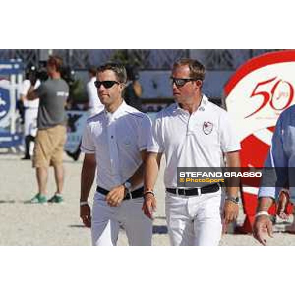 LGCT of Cannes - Course walking - Maikel van der Vleuten and Gerco Schroder - Cannes, Stade des Hesperyde - 8 June 2017 - ph.Stefano Grasso/LGCT