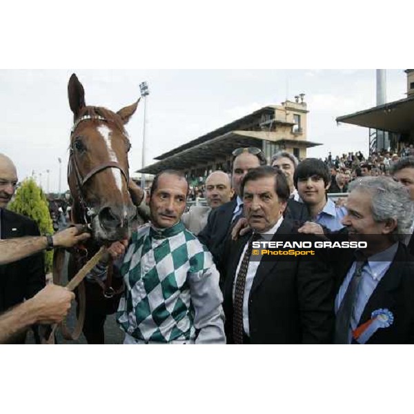 the winning connection of Golden Titus winners of the Premio Parioli Rome Capannelle 29th april 2007 ph. Stefano Grasso