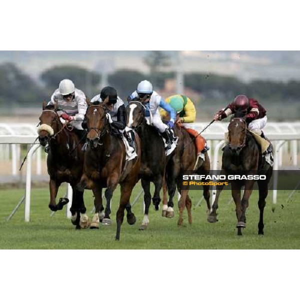 Marco Monteriso on Samya wins the Premio Torricola Rome Capannelle 29th april 2007 ph. Stefano Grasso