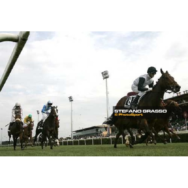 Marco Monteriso on Samya wins Premio Torricola Rome Capannelle 29th april 2007 ph. Stefano Grasso