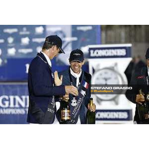 LGCT of Cannes - Grand Prix - Prize giving ceremony - Simon Delestre and Daniel Deusser - Cannes, Stade des Hesperyde - 10 June 2017 - ph.Mario Grassia/LGCT