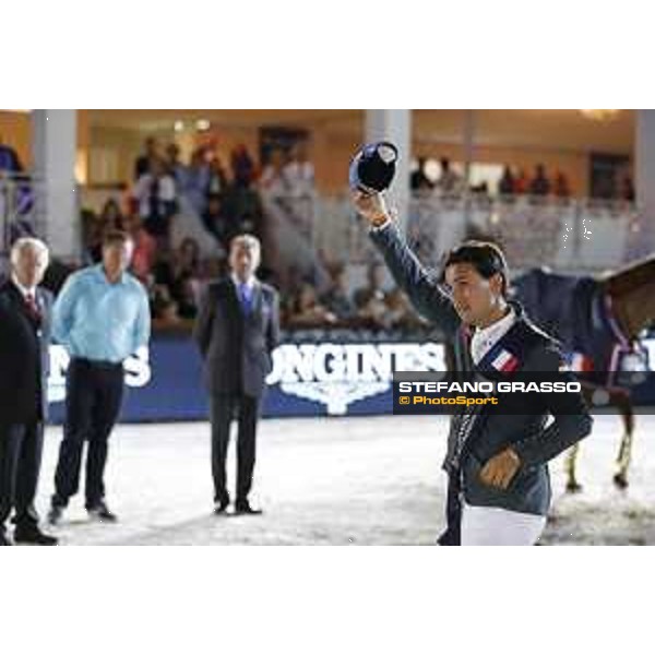 LGCT of Cannes - Grand prix - Prize giving ceremony - Sergio Alvarez Moya on Arrayanwins the LGCT Grand Prix of Cannes presented by Ile Maurice - Cannes, Stade des Hesperyde - 10 June 2017 - ph.Mario Grassia/LGCT