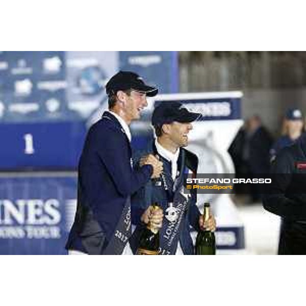 LGCT of Cannes - Grand Prix - Prize giving ceremony - Simon Delestre and Daniel Deusser - Cannes, Stade des Hesperyde - 10 June 2017 - ph.Mario Grassia/LGCT