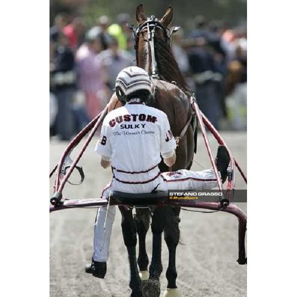 Jean Michel BAzire with Exploit Caf before the race Napoli, 6th may 2007 ph. Stefano Grasso