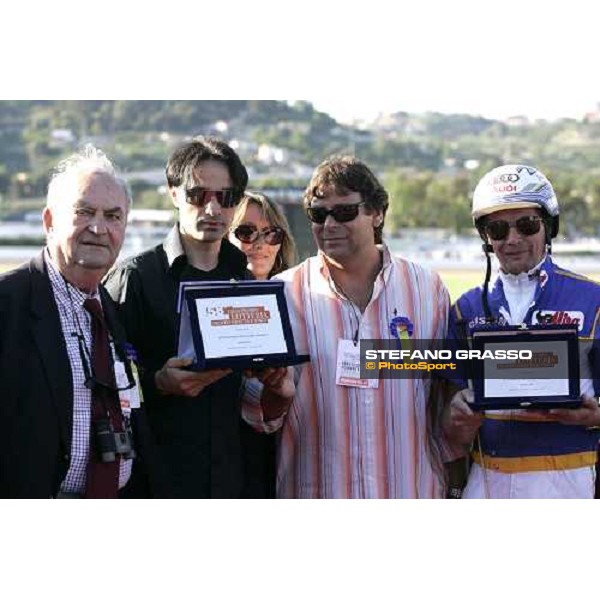 giving prize of the consolazione of 58¡ Gran Premio Lotteria - Jorma Kontio andthe owners of Improve As Napoli, 6th may 2007 ph. Stefano Grasso