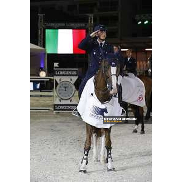 LGCT of Cannes - Class 9 - Lorenzo de Luca on Halifax van het Kluzeibos wins prix OFFICE DU TOURISME DE L\'ILE MAURICE | AIR MAURITIUS - Cannes, Stade des Hesperyde - 9 June 2017 - ph.Stefano Grasso/LGCT